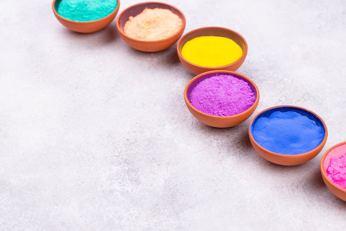 Gulal Pigments for Holi Festival of Colours