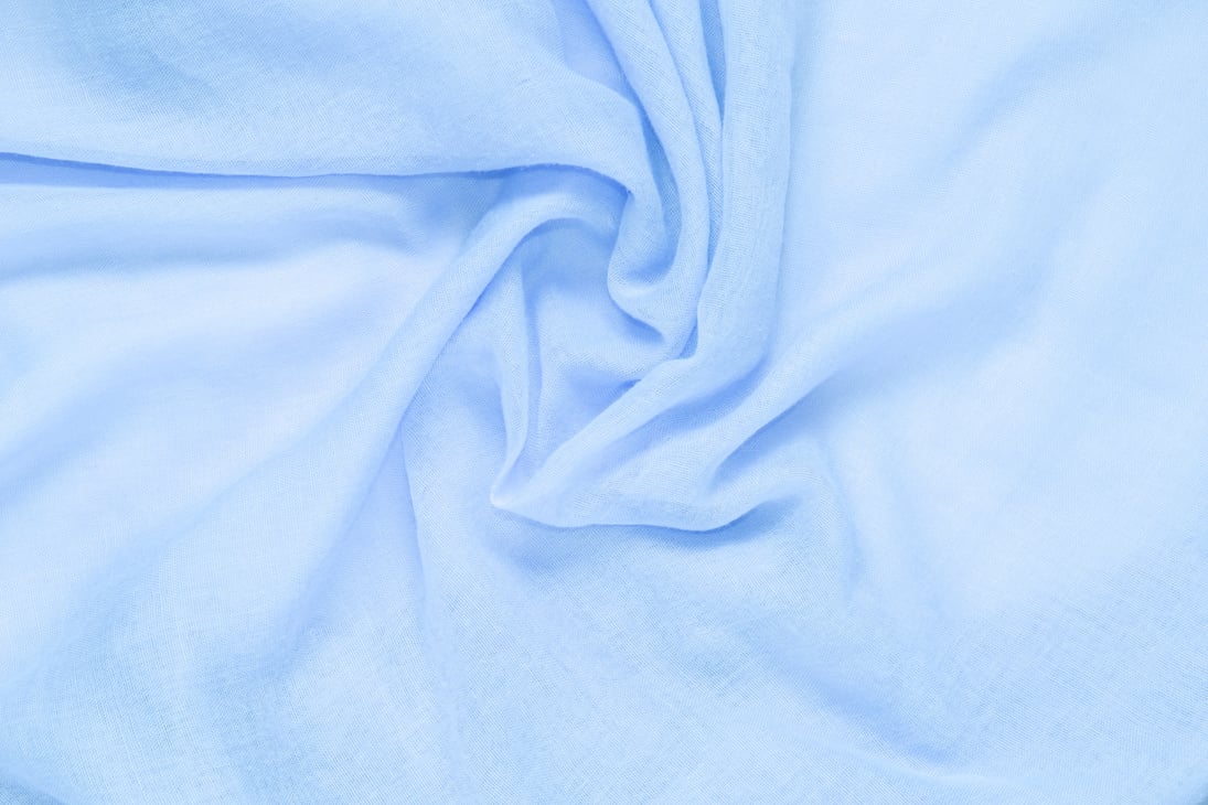 Soft Wrinkled Blue Cloth 